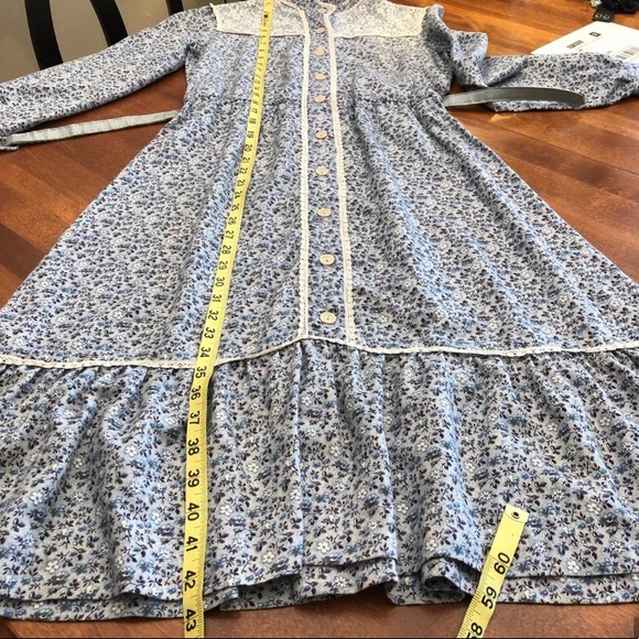 PANTEL | Blue floral & lace cottagecore mi… - Picture 14 of 16